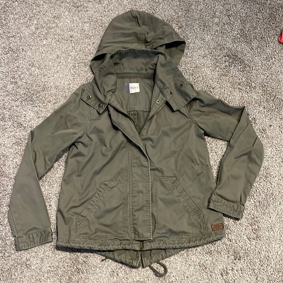 Roxy Cargo Jacket Size S with a Removable Hood - Picture 1 of 6